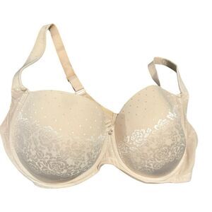 Soma 42DDD Stunning support Full coverage underwire women’s bra cream beige